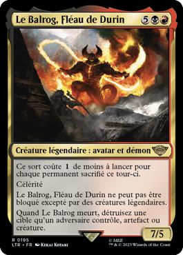 Le Balrog, Fléau de Durin - Le Seigneur des Anneaux : chroniques de la Terre du Milieu