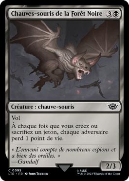 Chauves-souris de la Forêt Noire - Le Seigneur des Anneaux : chroniques de la Terre du Milieu