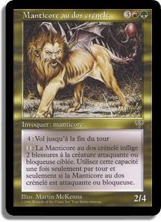 Manticore au dos crénelé - Mirage