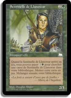 Sentinelle de Llanowar - Aquilon