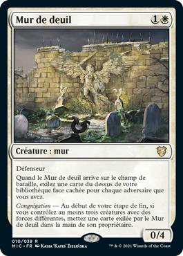 Mur de deuil - Commander Innistrad : Chasse de Minuit