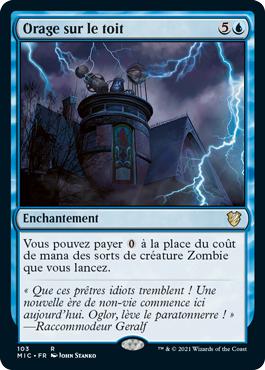 Orage sur le toit - Commander Innistrad : Chasse de Minuit