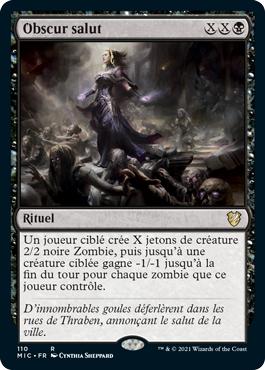 Obscur salut - Commander Innistrad : Chasse de Minuit