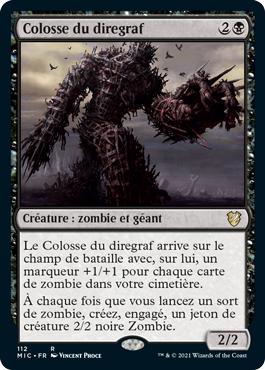 Colosse du diregraf - Commander Innistrad : Chasse de Minuit