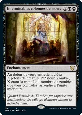 Interminables colonnes de morts - Commander Innistrad : Chasse de Minuit