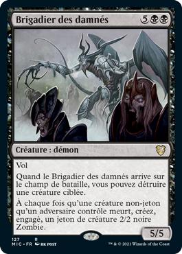 Brigadier des damnés - Commander Innistrad : Chasse de Minuit