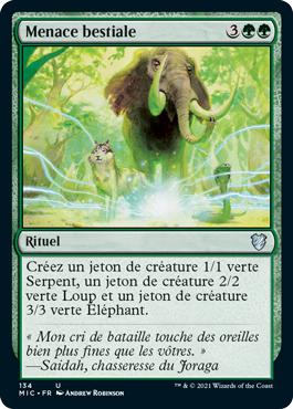 Menace bestiale - Commander Innistrad : Chasse de Minuit