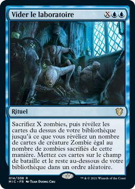 Vider le laboratoire - Commander Innistrad : Chasse de Minuit