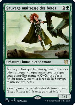 Sauvage maîtresse des bêtes - Commander Innistrad : Chasse de Minuit