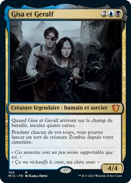 Gisa et Geralf - Commander Innistrad : Chasse de Minuit