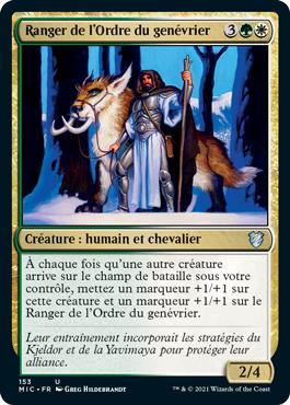 Ranger de l'Ordre du genévrier - Commander Innistrad : Chasse de Minuit