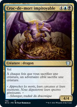 Croc-de-mort impitoyable - Commander Innistrad : Chasse de Minuit