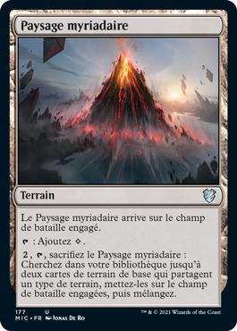 Paysage myriadaire - Commander Innistrad : Chasse de Minuit