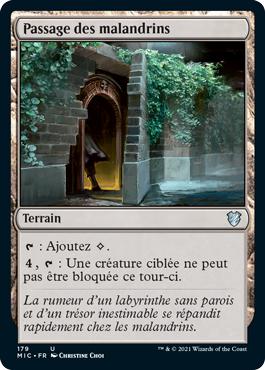 Passage des malandrins - Commander Innistrad : Chasse de Minuit