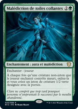 Malédiction de toiles collantes - Commander Innistrad : Chasse de Minuit