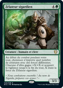 Zélateur sigardien - Commander Innistrad : Chasse de Minuit