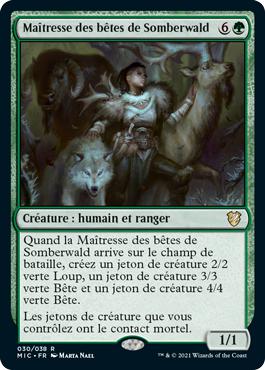 Maîtresse des bêtes de Somberwald - Commander Innistrad : Chasse de Minuit