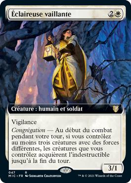 Éclaireuse vaillante - Commander Innistrad : Chasse de Minuit