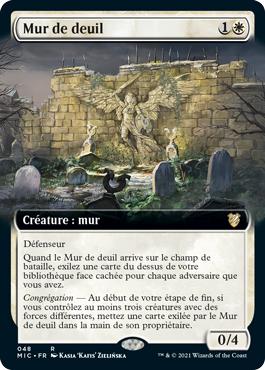 Mur de deuil - Commander Innistrad : Chasse de Minuit