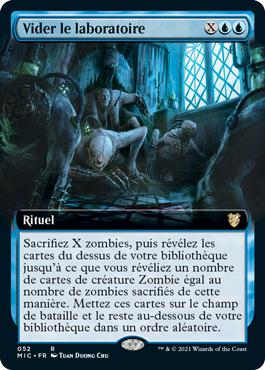 Vider le laboratoire - Commander Innistrad : Chasse de Minuit