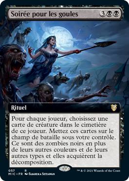 Soirée pour les goules - Commander Innistrad : Chasse de Minuit