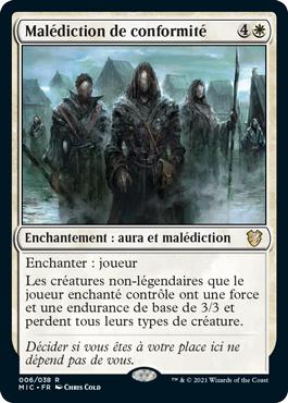 Malédiction de conformité - Commander Innistrad : Chasse de Minuit