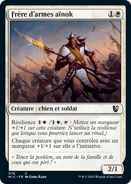 Frère d'armes aïnok - Commander Innistrad : Chasse de Minuit