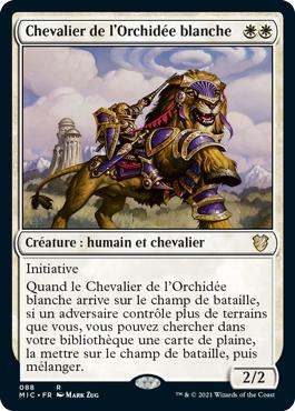 Chevalier de l'Orchidée blanche - Commander Innistrad : Chasse de Minuit