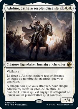 Adeline, cathare resplendissante - Innistrad : Chasse de Minuit