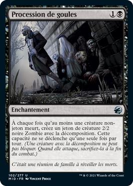 Procession de goules - Innistrad : Chasse de Minuit