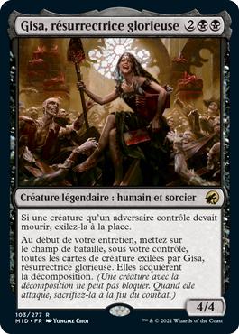 Gisa, résurrectrice glorieuse - Innistrad : Chasse de Minuit