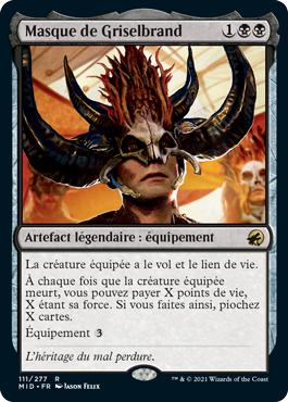 Masque de Griselbrand - Innistrad : Chasse de Minuit