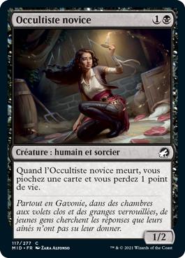 Occultiste novice - Innistrad : Chasse de Minuit