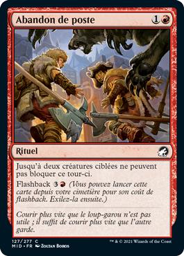 Abandon de poste - Innistrad : Chasse de Minuit