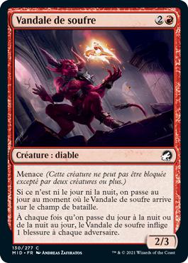 Vandale de soufre - Innistrad : Chasse de Minuit