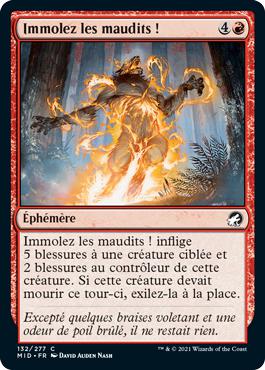 Immolez les maudits ! - Innistrad : Chasse de Minuit