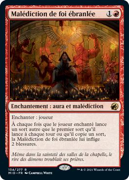 Malédiction de foi ébranlée - Innistrad : Chasse de Minuit