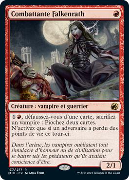 Combattante Falkenrath - Innistrad : Chasse de Minuit