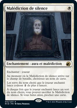 Malédiction de silence - Innistrad : Chasse de Minuit