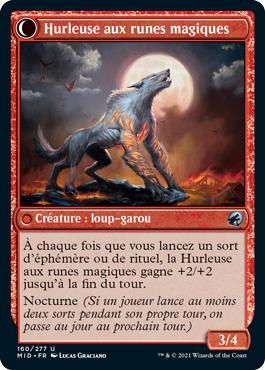 Hurleuse aux runes magiques - Innistrad : Chasse de Minuit