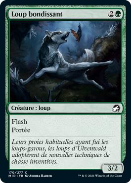 Loup bondissant - Innistrad : Chasse de Minuit