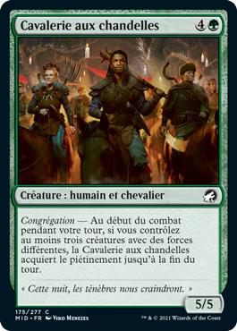 Cavalerie aux chandelles - Innistrad : Chasse de Minuit