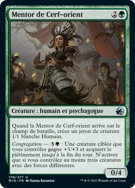 Mentor de Cerf-orient - Innistrad : Chasse de Minuit