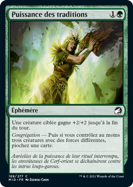 Puissance des traditions - Innistrad : Chasse de Minuit