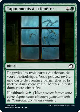 Tapotements à la fenêtre - Innistrad : Chasse de Minuit