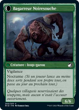 Bagarreur Noiresouche - Innistrad : Chasse de Minuit