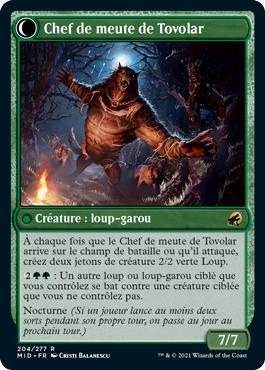 Chef de meute de Tovolar - Innistrad : Chasse de Minuit