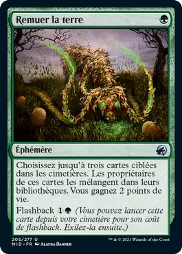 Remuer la terre - Innistrad : Chasse de Minuit