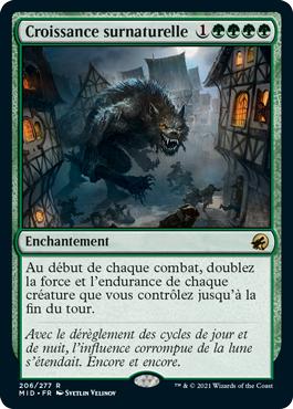 Croissance surnaturelle - Innistrad : Chasse de Minuit