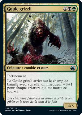 Goule grizzli - Innistrad : Chasse de Minuit